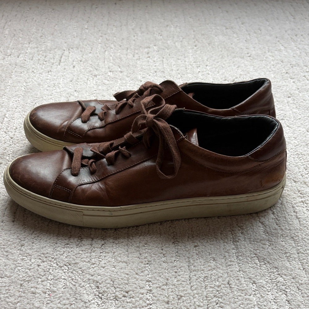 To boot New York leather sneakers size 12